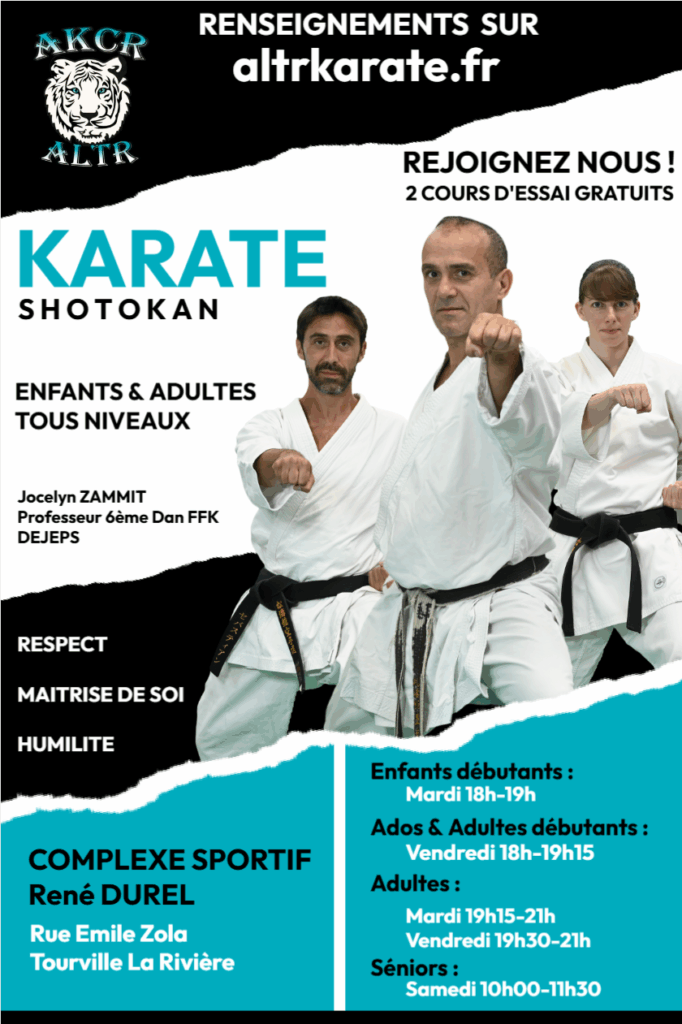 Karaté Shotokan, Tourville La Rivière, Saison 2025-2026