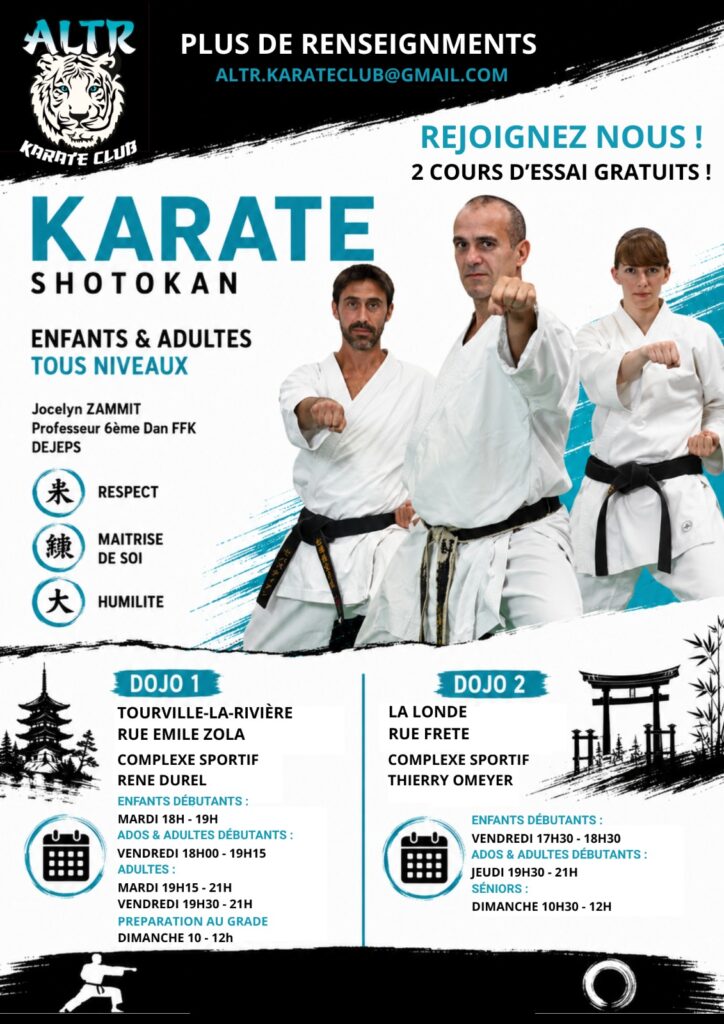 ALTR Karaté Flyer Saison 2026-2027