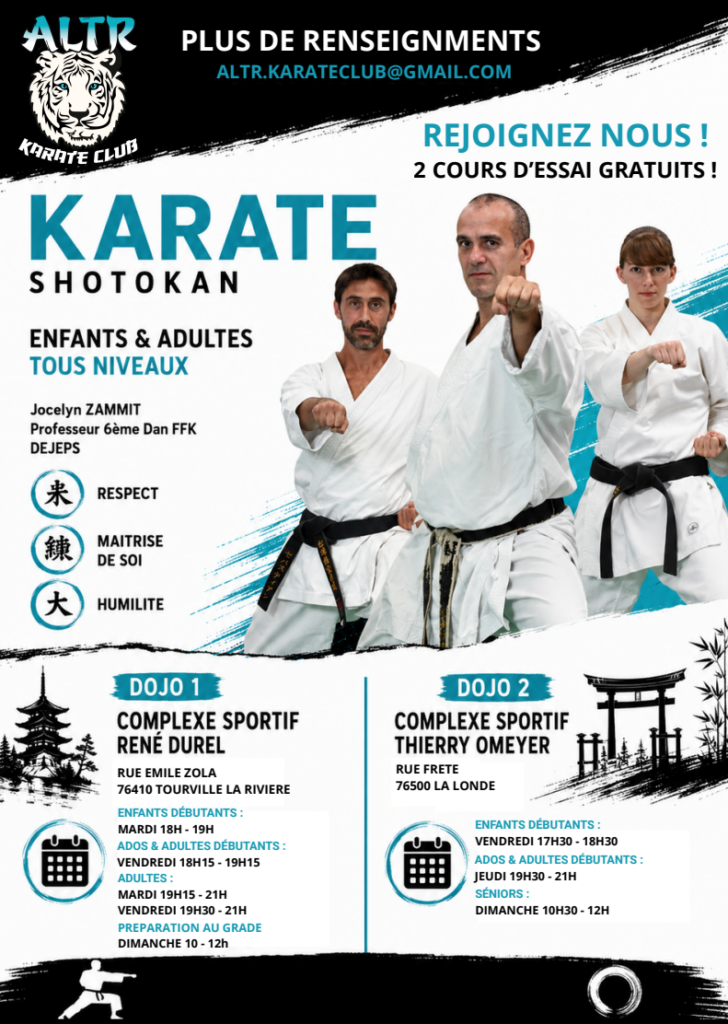 ALTR Karaté Flyer Saison 2026-2027