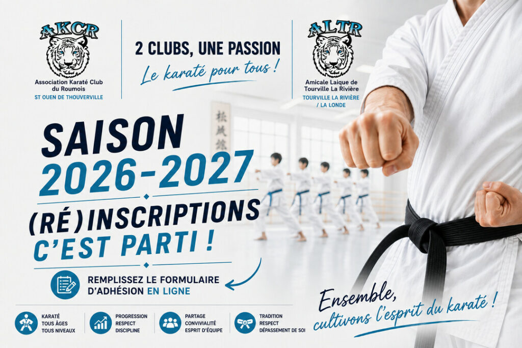 Inscriptions ALTR et AKCR pour la saison 2026-2027